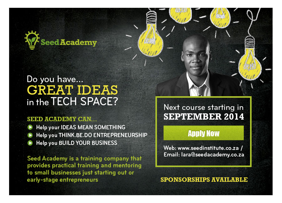 Seed Academy Training Open For Tech Entrepreneurs In South Africa