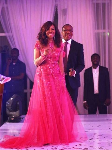 Betty and Soni Irabor at the 2014 Genevieve magazine Pink Ball annual charity event
